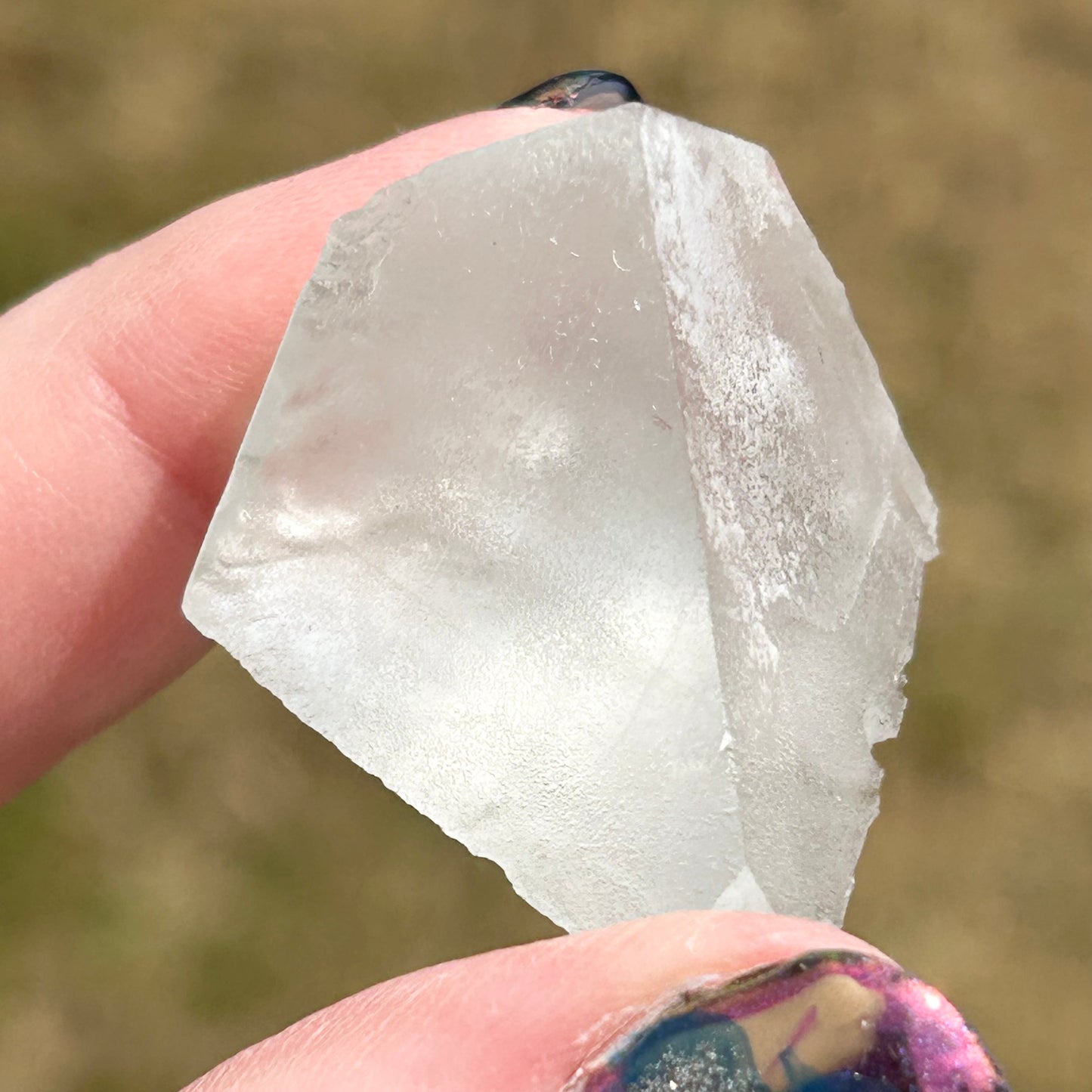 Langeac Clear Fluorite #2 from Langeac, Brioude, Haute-Loire, Auvergne-Rhône-Alpes, France 🇫🇷 Old Stock