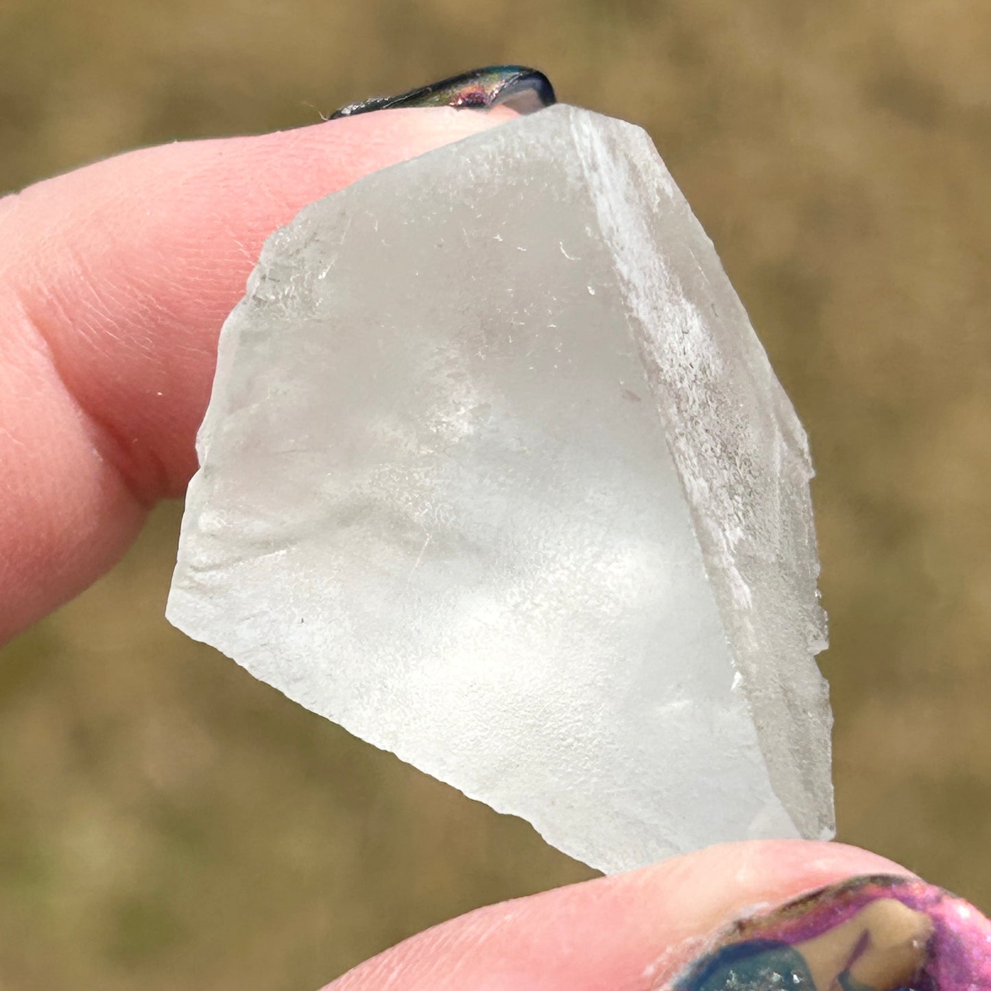 Langeac Clear Fluorite #2 from Langeac, Brioude, Haute-Loire, Auvergne-Rhône-Alpes, France 🇫🇷 Old Stock