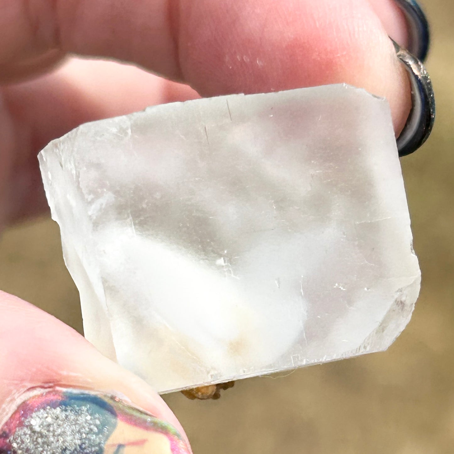 Langeac Clear Fluorite #3 from Langeac, Brioude, Haute-Loire, Auvergne-Rhône-Alpes, France 🇫🇷 Old Stock
