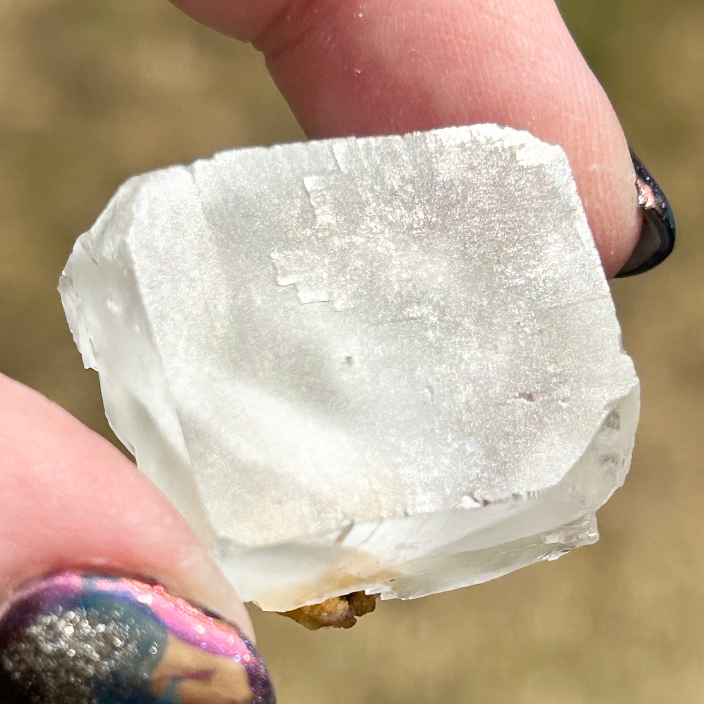 Langeac Clear Fluorite #3 from Langeac, Brioude, Haute-Loire, Auvergne-Rhône-Alpes, France 🇫🇷 Old Stock