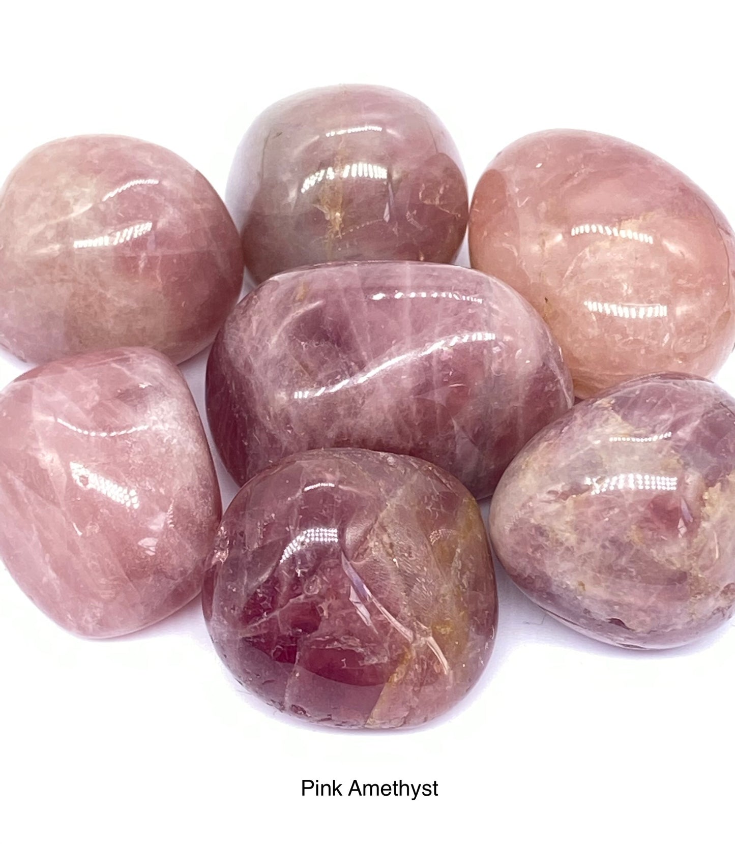 Pink Amethyst Tumbles