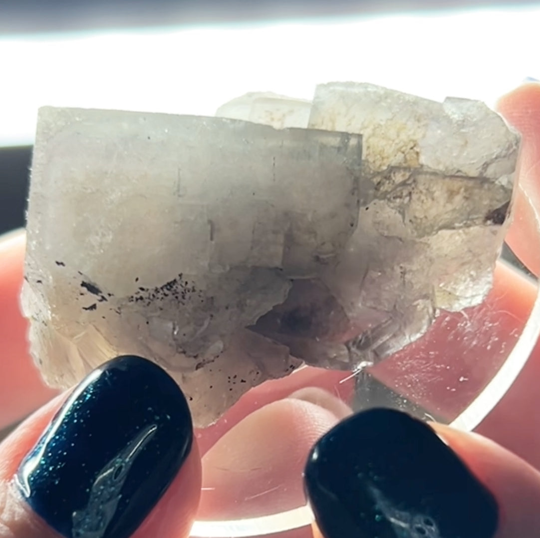 #2 Purple-Yellow-Blue Fluorite From Colour Lust Pocket, Hudeshope Head Mine, Middleton-in-Teesdale, County Durham, U.K. 🇬🇧