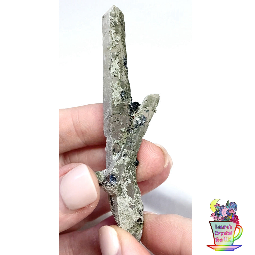 Green Quartz with Hematite from Inner Mongolia, China 🇨🇳