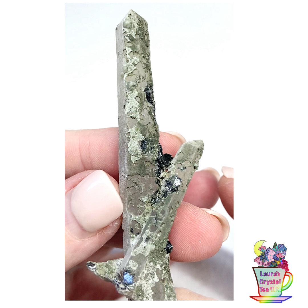 Green Quartz with Hematite from Inner Mongolia, China 🇨🇳