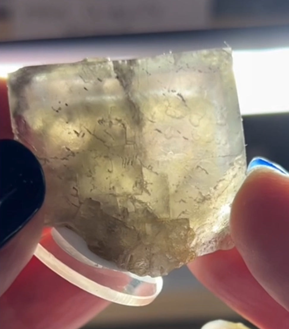 #3 Purple-Yellow-Blue Fluorite From Colour Lust Pocket, Hudeshope Head Mine, Middleton-in-Teesdale, County Durham, U.K. 🇬🇧