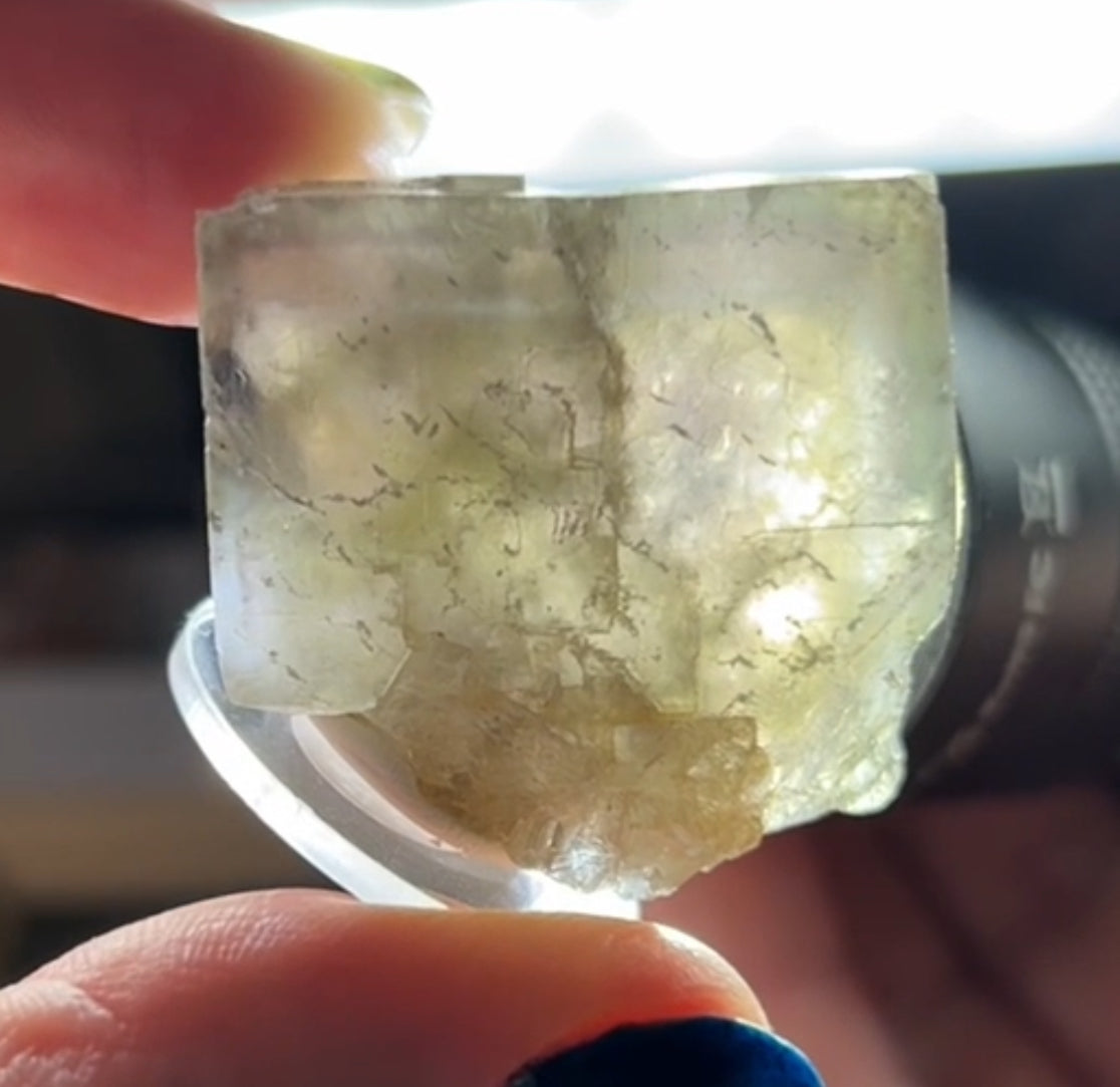 #3 Purple-Yellow-Blue Fluorite From Colour Lust Pocket, Hudeshope Head Mine, Middleton-in-Teesdale, County Durham, U.K. 🇬🇧