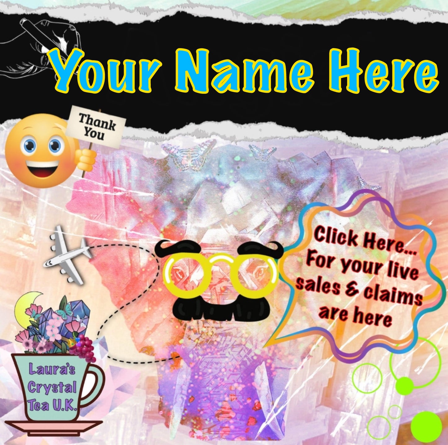 EXAMPLE Live Sale Crystals - YOUR NAME HERE! CLICK ME!