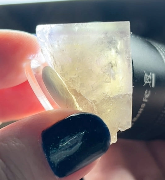 #8 Purple-Yellow-Blue Fluorite From Colour Lust Pocket, Hudeshope Head Mine, Middleton-in-Teesdale, County Durham, U.K. 🇬🇧