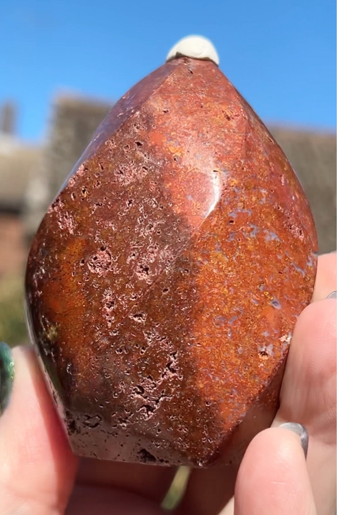 Red Moss Agate Flame 🔥 from Indonesia 🇮🇩