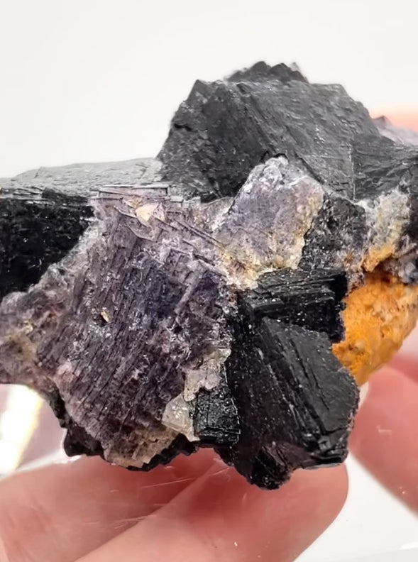 ‘Black Jack’ Blue John Fluorite #5 from Old Tor Mine, National Trust Property, Castleton, High Peak, Derbyshire, U.K. 🇬🇧 Independently Mined in 1980s - Closed Mine