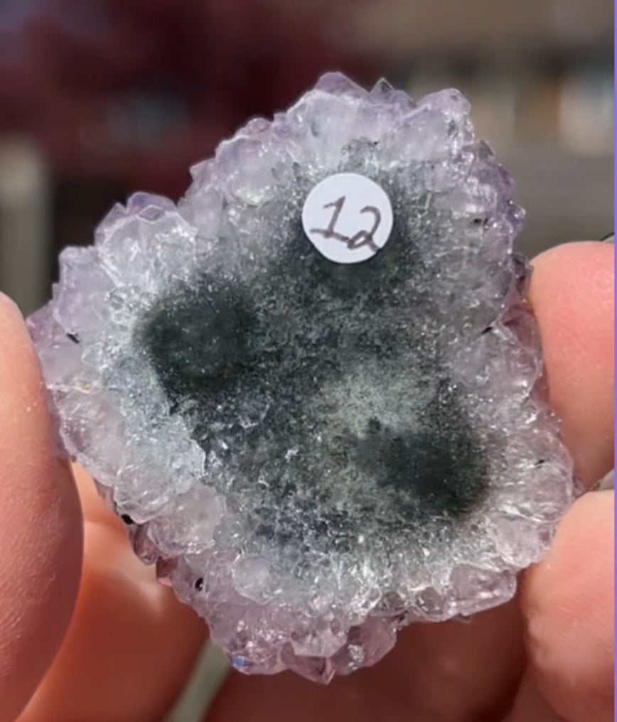 Stalactite Amethyst/ Citrine Ametrine Quartz Flowers #12 from Minas Gerais, Brazil 🇧🇷