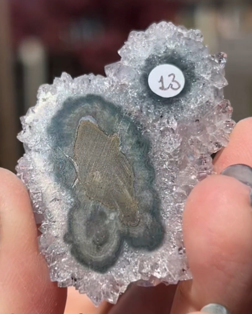 Stalactite Amethyst/ Citrine Ametrine Quartz Flowers #13 from Minas Gerais, Brazil 🇧🇷