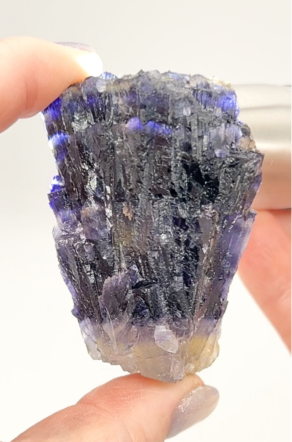 Blue John Fluorite Number 28, 29 & 30 from Odin Mine, Castleton, High Peak, Derbyshire, U.K. 🇬🇧 Independently Mined in 1970 to 1980s - Closed Mine