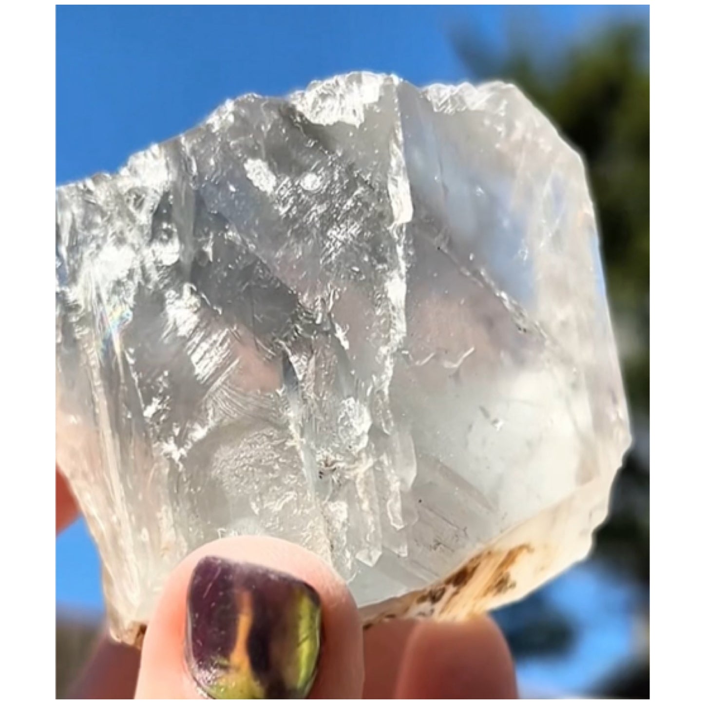 Moroccan Aqua Fluorite Raw from Sahara Desert, Morocco 🇲🇦 🏜️