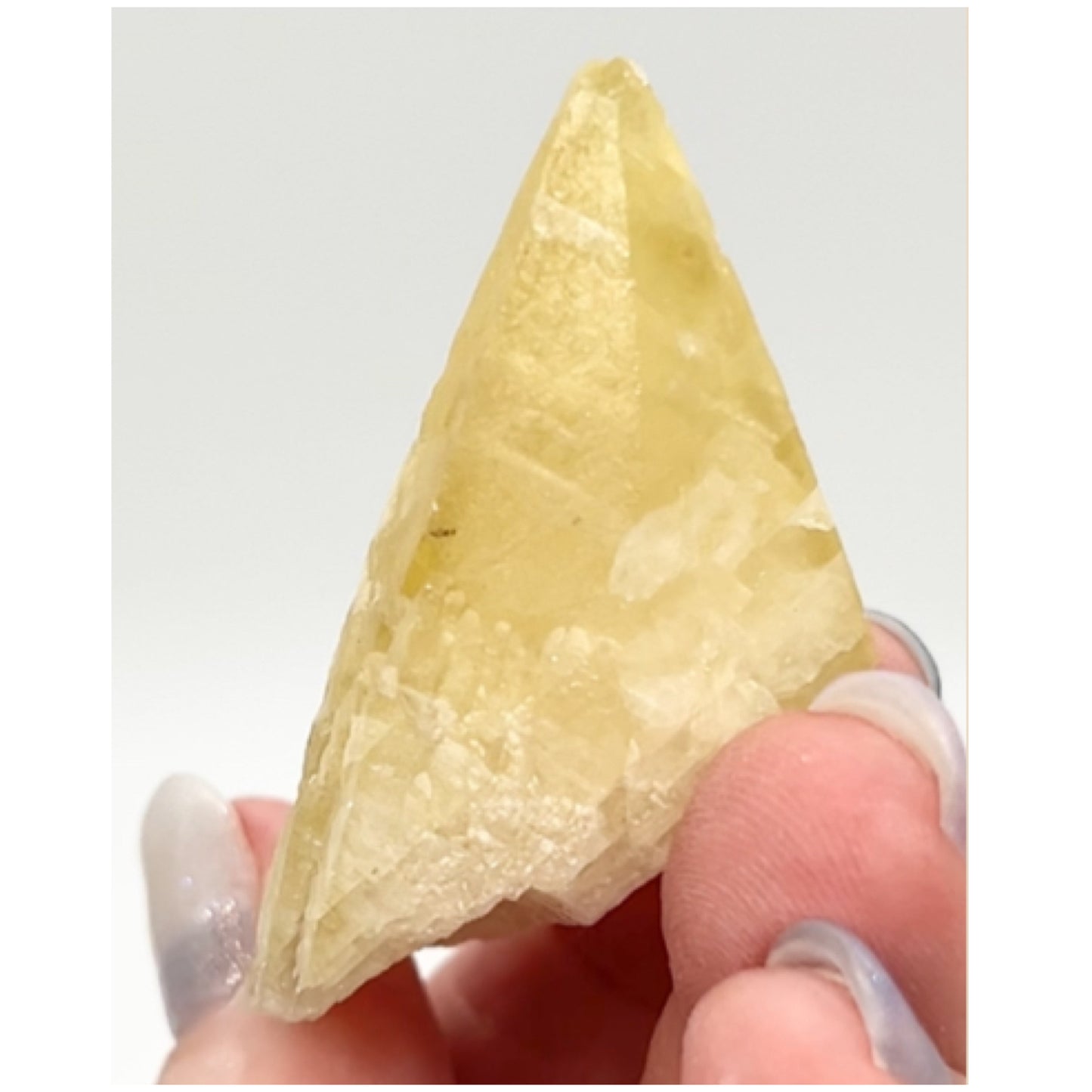 Sweetwater Yellow Optical Calcite point from Sweetwater Mine, Reynolds County, Missouri, USA 🇺🇸 #15