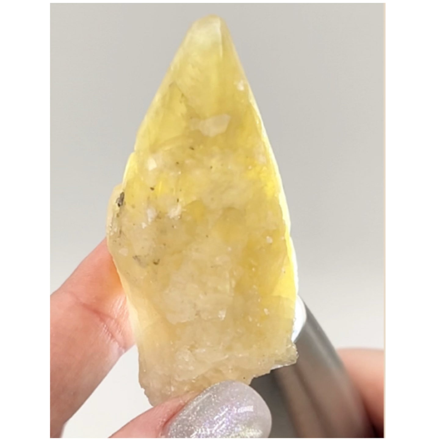 Sweetwater Yellow Optical Calcite point from Sweetwater Mine, Reynolds County, Missouri, USA 🇺🇸 #14