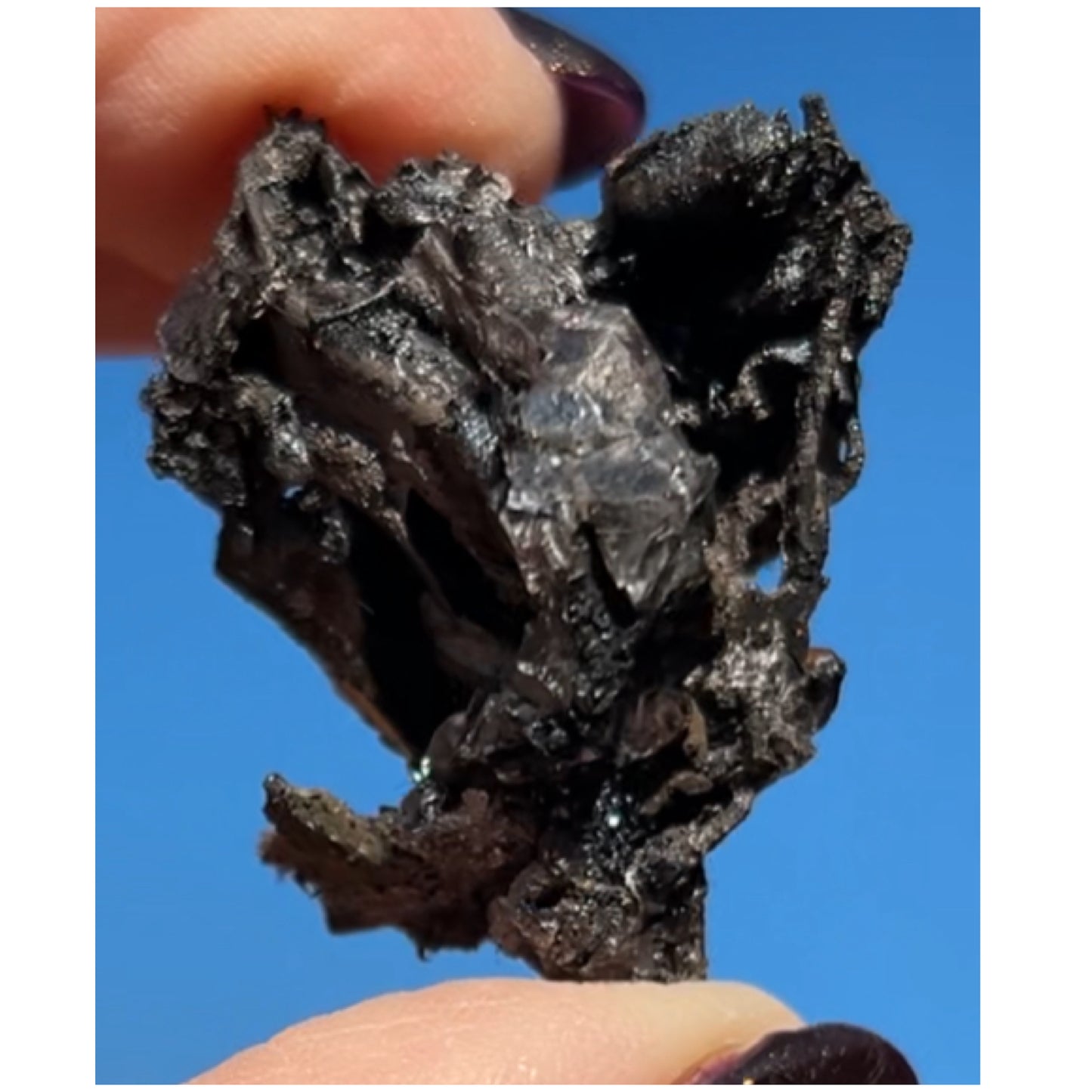 Goethite after Selenite Cast with Calcite & Chabazite from Potisi Mine, Santa Eulalia, Chihuahua, Mexico 🇲🇽 #10