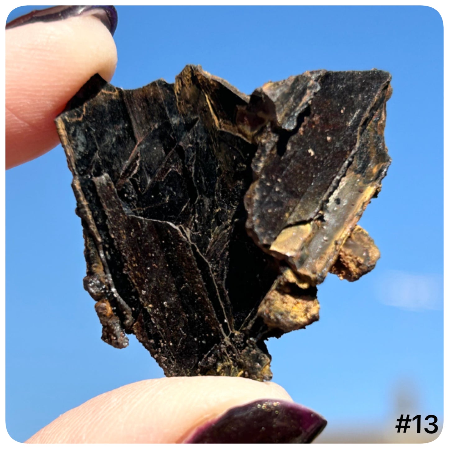 Goethite after Selenite Cast with Calcite & Chabazite from Potisi Mine, Santa Eulalia, Chihuahua, Mexico 🇲🇽 #13