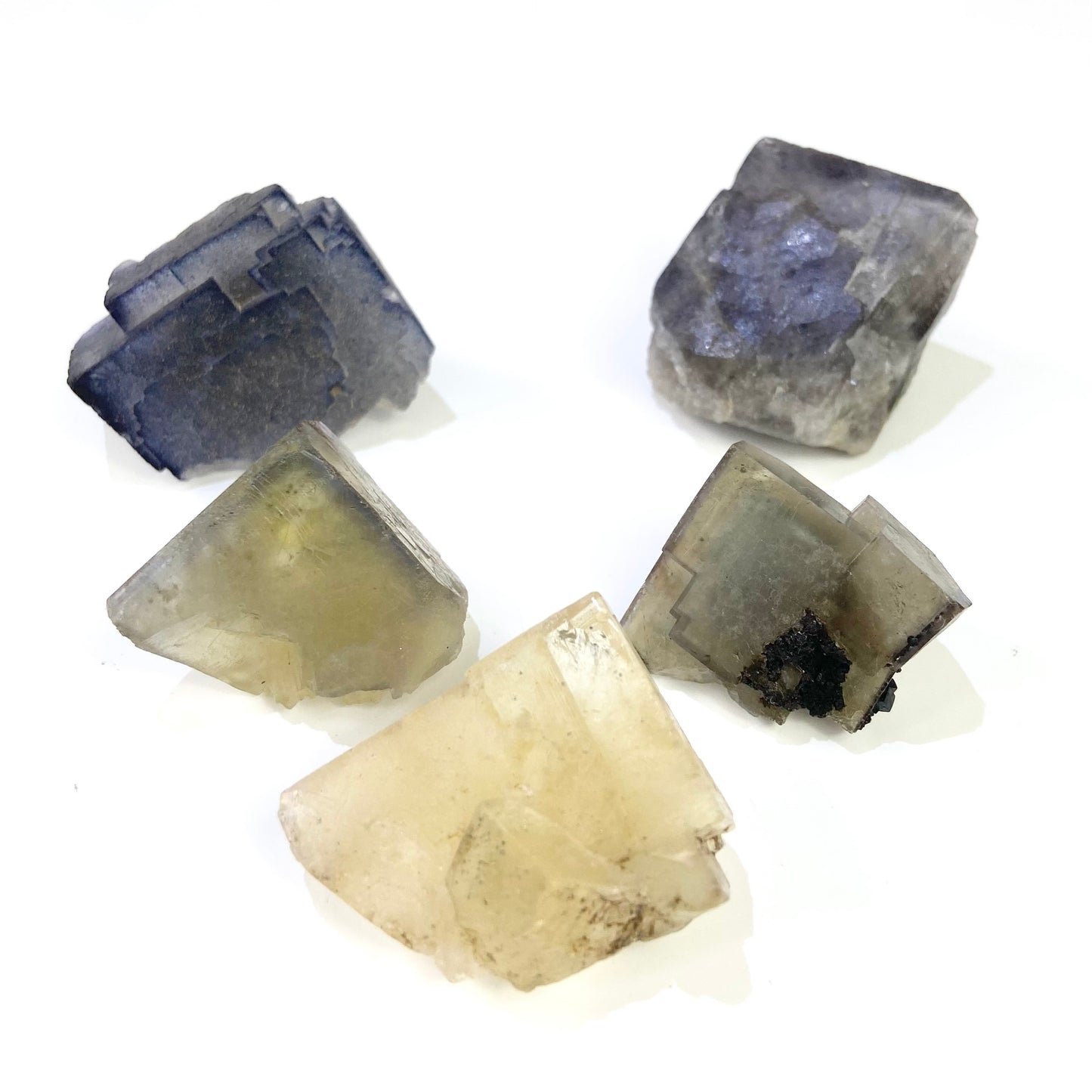 Laura’s Crystal Tea U.K. November U.K. Fluorite Monthly Crystal Subscription Box - “Anything Goes”!