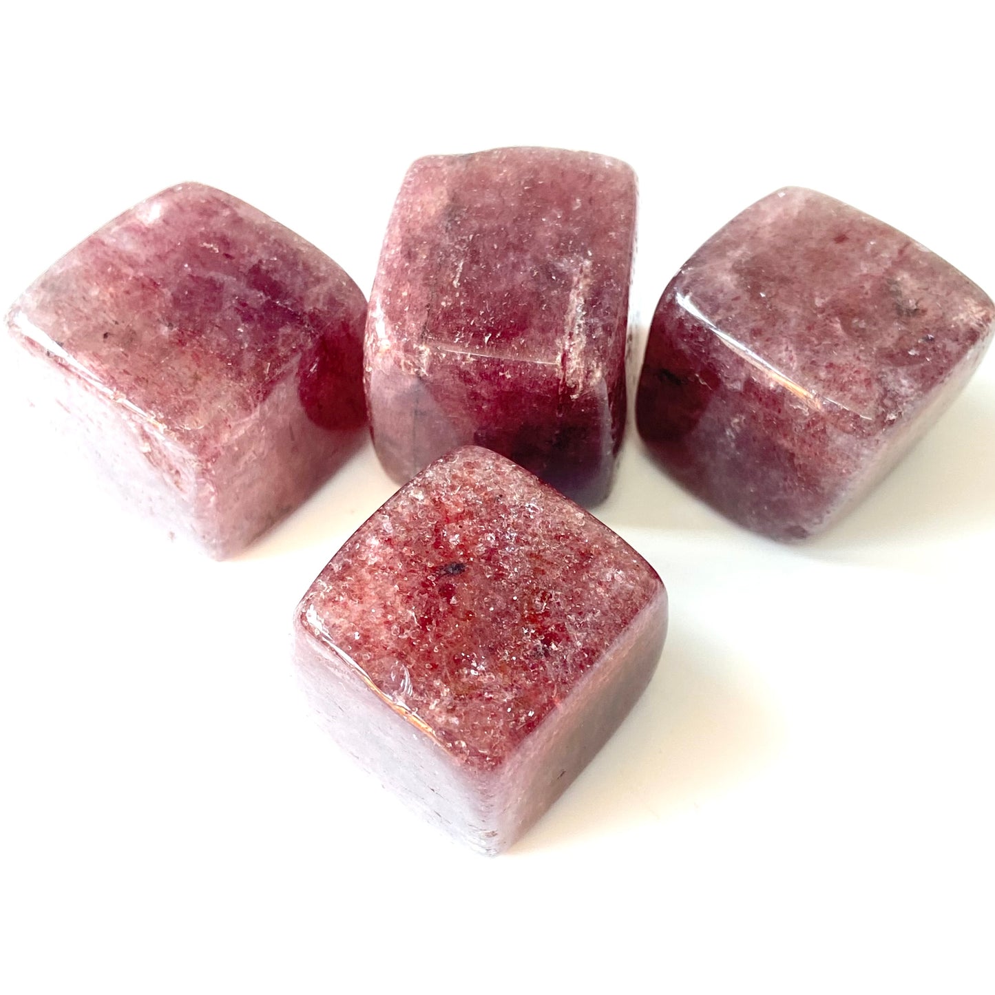 Strawberry Quartz/ Dragons Blood/ Light Smokey Quartz Cubes 🇨🇳🇲🇬🇧🇷 Pick Your Cube