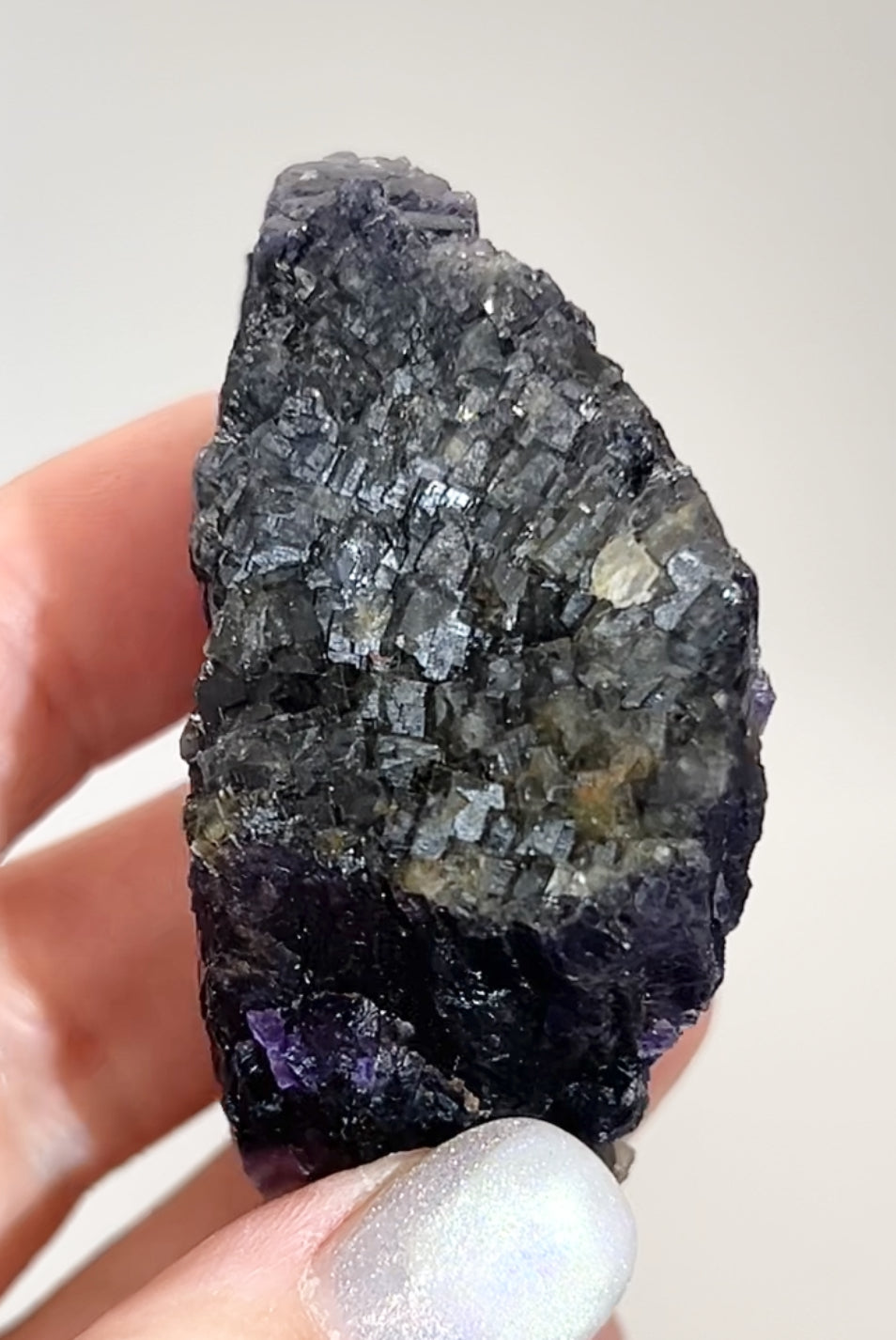 Blue John Fluorite Number 28, 29 & 30 from Odin Mine, Castleton, High Peak, Derbyshire, U.K. 🇬🇧 Independently Mined in 1970 to 1980s - Closed Mine