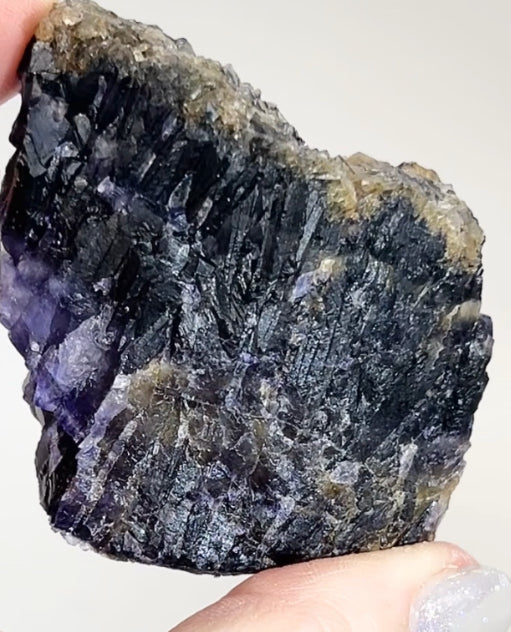Blue John Fluorite Number 28, 29 & 30 from Odin Mine, Castleton, High Peak, Derbyshire, U.K. 🇬🇧 Independently Mined in 1970 to 1980s - Closed Mine
