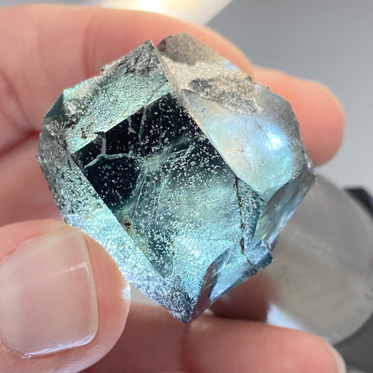 #1 Milky Way Blue Fluorite Small Specimen From Sutcliffe Vein at the Diana Maria Mine, U.K.
