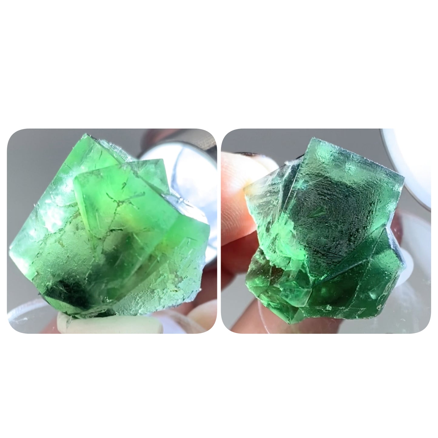 Northern Lights Fluorite Extra Small Twin Specimens From River Catcher Vein, Diana Maria Mine, U.K. 🇬🇧 Pick Your Specimen