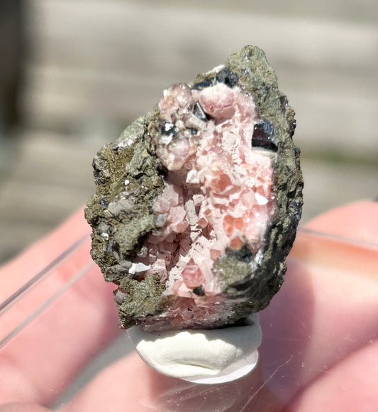 Pink Botryoidal Rhodochrosite from Potisi Mine, Francisco, Santa Eulalia, Chihuahua, Mexico 🇲🇽 #2