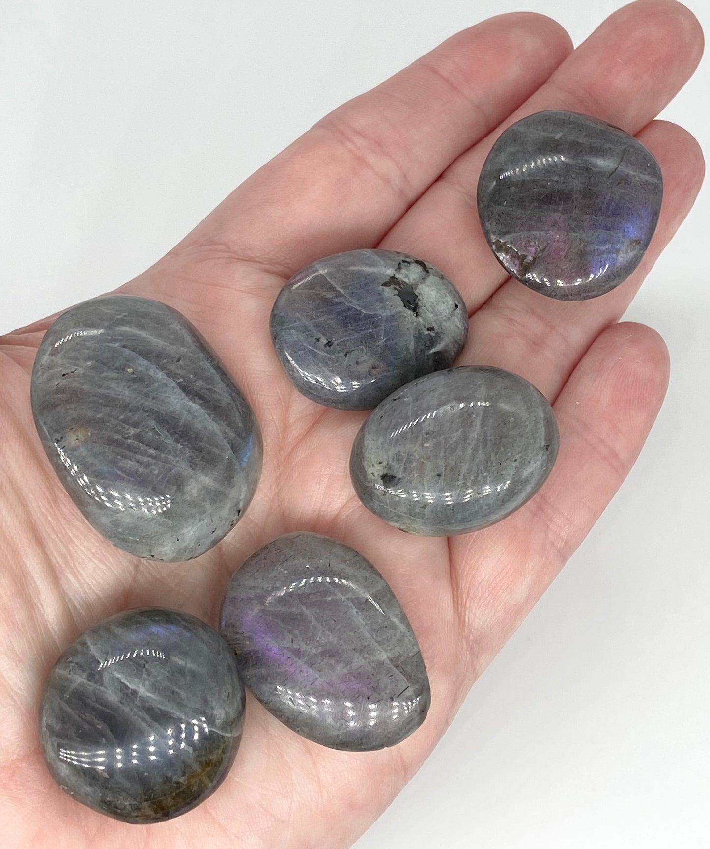Purple Labradorite Medium Tumbles 🇲🇬
